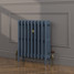 CI-RC660-BLU-FB-LS02 - Richmond Blue 4 Column Victorian Cast Iron Radiator H660mm x W343mm CI-RC660-BLU-FB-LS02 - Richmond Blue 4 Column Victorian Cast Iron Radiator H660mm x W343mm